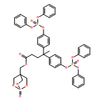 Benzenebutanoic acid, 4-[(diphenoxyphosphinyl)oxy]-γ-[4-[(diphenoxyphosphinyl)oxy]phenyl]-γ-methyl-, (1-oxido-2,6,7-trioxa-1-phosphabicyclo[2.2.2]oct-4-yl)methyl ester 