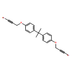 Benzene, 1,1'-(1-methylethylidene)bis[4-[(3-bromo-2-propyn-1-yl)oxy]- 