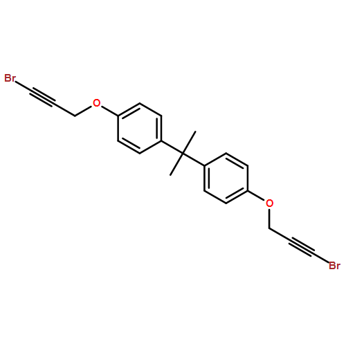 Benzene, 1,1'-(1-methylethylidene)bis[4-[(3-bromo-2-propyn-1-yl)oxy]- 