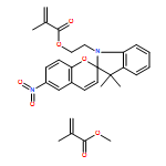 2-Propenoic acid, 2-methyl-, 2-(3',3'-dimethyl-6-nitrospiro[2H-1-benzopyran-2,2'-[2H]indol]-1'(3'H)-yl)ethyl ester, polymer with methyl 2-methyl-2-propenoate 