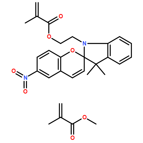 2-Propenoic acid, 2-methyl-, 2-(3',3'-dimethyl-6-nitrospiro[2H-1-benzopyran-2,2'-[2H]indol]-1'(3'H)-yl)ethyl ester, polymer with methyl 2-methyl-2-propenoate 