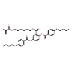 Benzoic acid, 2,5-bis[(4-butoxybenzoyl)oxy]-, 6-[(2-methyl-1-oxo-2-propen-1-yl)oxy]hexyl ester 