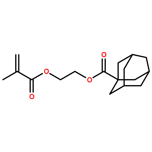 Tricyclo[3.3.1.13,7]decane-1-carboxylic acid, 2-[(2-methyl-1-oxo-2-propen-1-yl)oxy]ethyl ester 