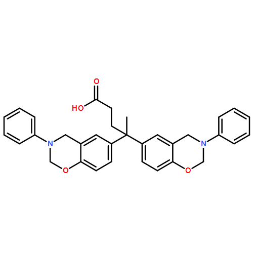 2H-1,3-Benzoxazine-6-butanoic acid, γ-(3,4-dihydro-3-phenyl-2H-1,3-benzoxazin-6-yl)-3,4-dihydro-γ-methyl-3-phenyl- 