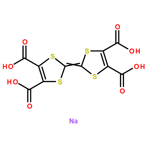 1,3-Dithiole-4,5-dicarboxylic acid, 2-(4,5-dicarboxy-1,3-dithiol-2-ylidene)-, sodium salt (1:4) 