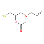 2-Propanol, 1-mercapto-3-(2-propen-1-yloxy)-, 2-acetate 