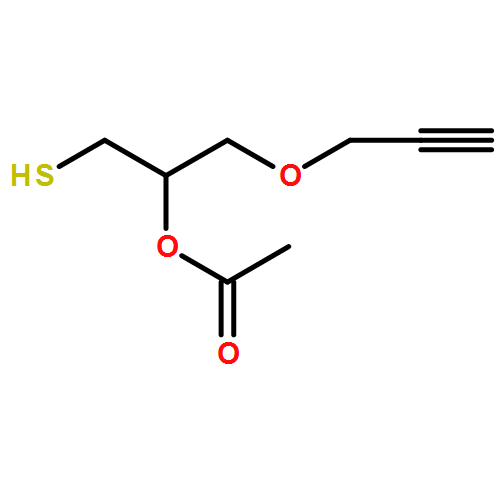 2-Propanol, 1-mercapto-3-(2-propyn-1-yloxy)-, 2-acetate 