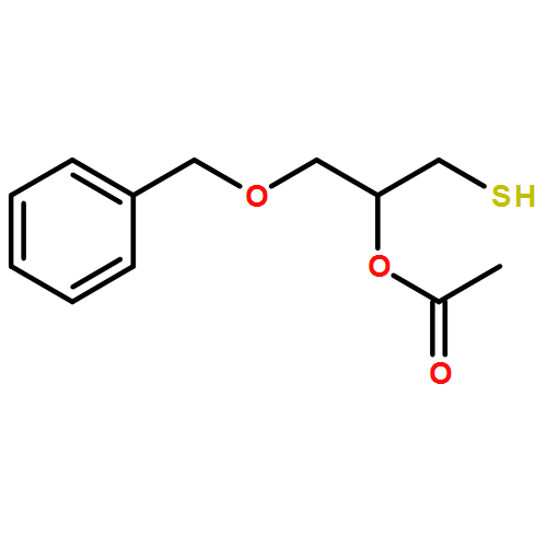 2-Propanol, 1-mercapto-3-(phenylmethoxy)-, 2-acetate 