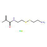 2-Propenamide, N-[2-[(2-aminoethyl)dithio]ethyl]-2-methyl-, hydrochloride (1:1) 