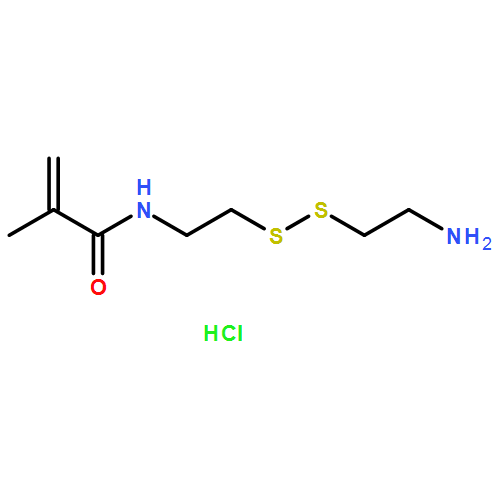 2-Propenamide, N-[2-[(2-aminoethyl)dithio]ethyl]-2-methyl-, hydrochloride (1:1) 