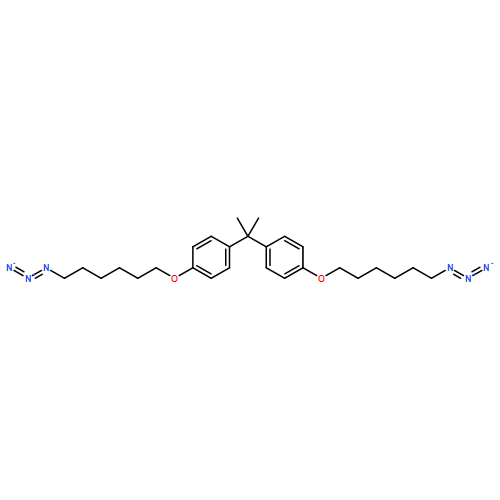 Benzene, 1,1'-(1-methylethylidene)bis[4-[(6-azidohexyl)oxy]- 