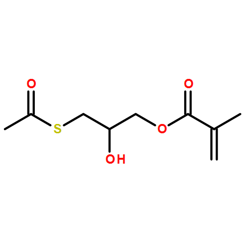 2-Propenoic acid, 2-methyl-, 3-(acetylthio)-2-hydroxypropyl ester 