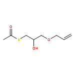 Ethanethioic acid, S-[2-hydroxy-3-(2-propen-1-yloxy)propyl] ester 