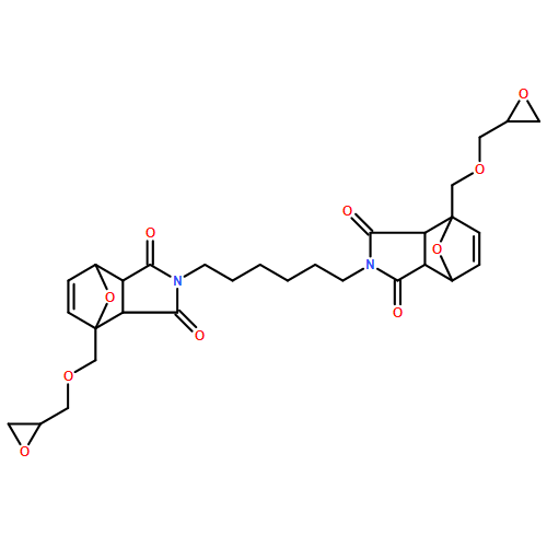 4,7-Epoxy-1H-isoindole-1,3(2H)-dione, 2-[6-[1,3,3a,4,7,7a-hexahydro-4-[(2-oxiranylmethoxy)methyl]-1,3-dioxo-4,7-epoxy-2H-isoindol-2-yl]hexyl]-3a,4,7,7a-tetrahydro-4-[(2-oxiranylmethoxy)methyl]- 