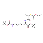 13-Oxa-11-thia-2,8-diazapentadecanoic acid, 7-[(1,1-dimethylethoxy)carbonyl]-10-methyl-9-oxo-12-thioxo-, 1,1-dimethylethyl ester, (7S)- 