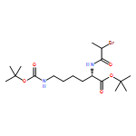 L-Lysine, N2-(2-bromo-1-oxopropyl)-N6-[(1,1-dimethylethoxy)carbonyl]-, 1,1-dimethylethyl ester 