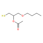 2-Propanol, 1-butoxy-3-mercapto-, 2-acetate 