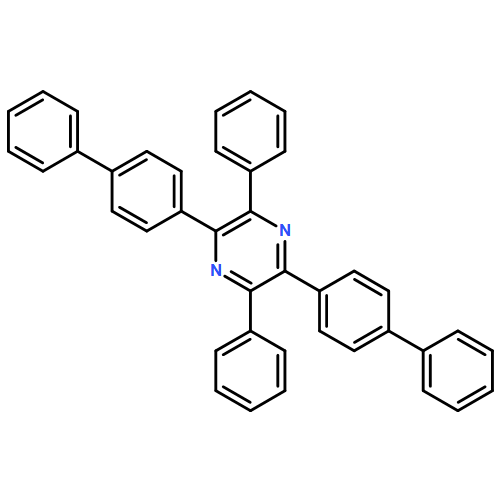 Pyrazine, 2,5-bis([1,1'-biphenyl]-4-yl)-3,6-diphenyl- 