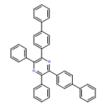 Pyrazine, 2,6-bis([1,1'-biphenyl]-4-yl)-3,5-diphenyl- 