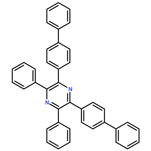 Pyrazine, 2,6-bis([1,1'-biphenyl]-4-yl)-3,5-diphenyl- 