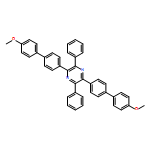 Pyrazine, 2,5-bis(4'-methoxy[1,1'-biphenyl]-4-yl)-3,6-diphenyl- 