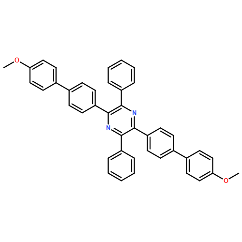 Pyrazine, 2,5-bis(4'-methoxy[1,1'-biphenyl]-4-yl)-3,6-diphenyl- 