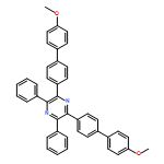 Pyrazine, 2,6-bis(4'-methoxy[1,1'-biphenyl]-4-yl)-3,5-diphenyl- 