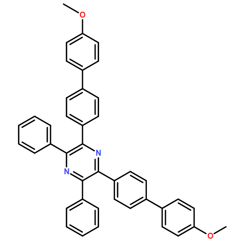 Pyrazine, 2,6-bis(4'-methoxy[1,1'-biphenyl]-4-yl)-3,5-diphenyl- 