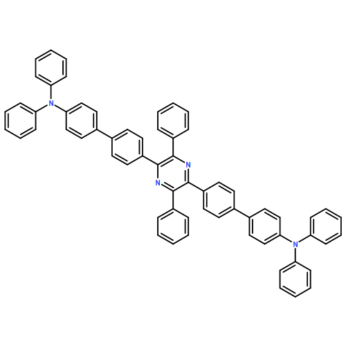 [1,1'-Biphenyl]-4-amine, 4'-[5-[4'-(diphenylamino)[1,1'-biphenyl]-4-yl]-3,6-diphenyl-2-pyrazinyl]-N,N-diphenyl- 