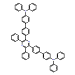 [1,1'-Biphenyl]-4-amine, 4'-[6-[4'-(diphenylamino)[1,1'-biphenyl]-4-yl]-3,5-diphenyl-2-pyrazinyl]-N,N-diphenyl- 