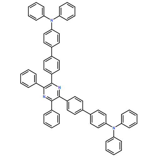 [1,1'-Biphenyl]-4-amine, 4'-[6-[4'-(diphenylamino)[1,1'-biphenyl]-4-yl]-3,5-diphenyl-2-pyrazinyl]-N,N-diphenyl- 