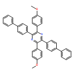 Pyrazine, 2,5-bis([1,1'-biphenyl]-4-yl)-3,6-bis(4-methoxyphenyl)- 