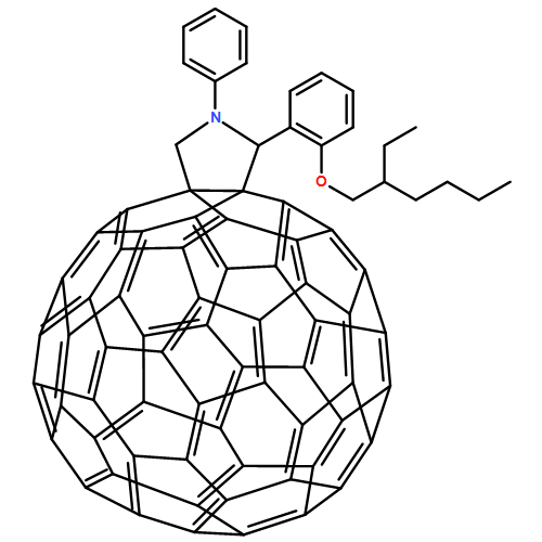 2'H-[5,6]Fullereno-C60-Ih-[1,9-c]pyrrole, 2'-[2-[(2-ethylhexyl)oxy]phenyl]-1',5'-dihydro-1'-phenyl- 