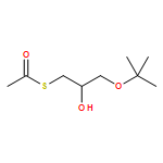 Ethanethioic acid, S-[3-(1,1-dimethylethoxy)-2-hydroxypropyl] ester 