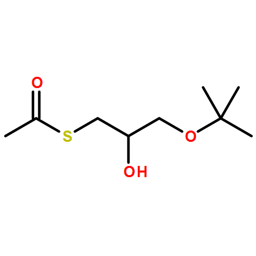 Ethanethioic acid, S-[3-(1,1-dimethylethoxy)-2-hydroxypropyl] ester 