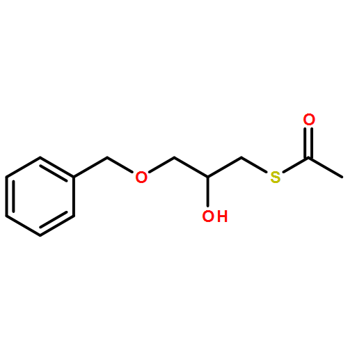 Ethanethioic acid, S-[2-hydroxy-3-(phenylmethoxy)propyl] ester 