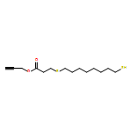 Propanoic acid, 3-[(8-mercaptooctyl)thio]-, 2-propyn-1-yl ester 