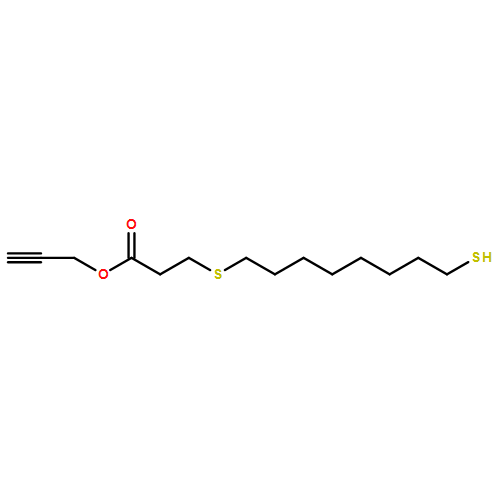 Propanoic acid, 3-[(8-mercaptooctyl)thio]-, 2-propyn-1-yl ester 