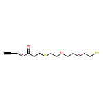 Propanoic acid, 3-[[2-[2-(2-mercaptoethoxy)ethoxy]ethyl]thio]-, 2-propyn-1-yl ester 