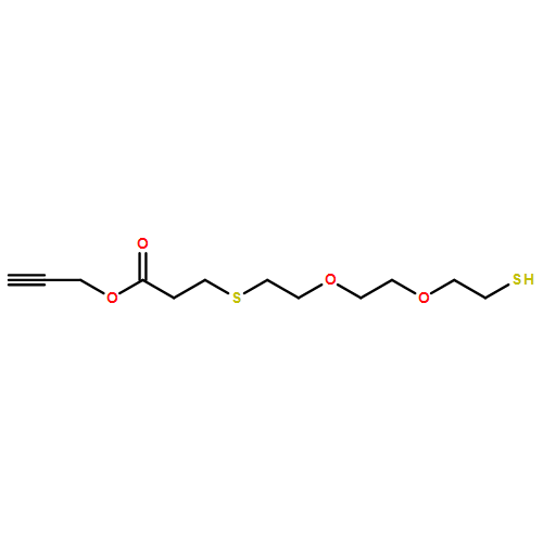 Propanoic acid, 3-[[2-[2-(2-mercaptoethoxy)ethoxy]ethyl]thio]-, 2-propyn-1-yl ester 