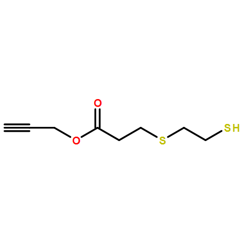 Propanoic acid, 3-[(2-mercaptoethyl)thio]-, 2-propyn-1-yl ester 