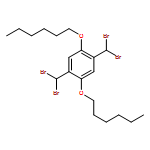 Benzene, 1,4-bis(dibromomethyl)-2,5-bis(hexyloxy)- 