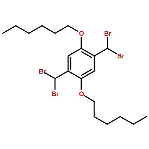 Benzene, 1,4-bis(dibromomethyl)-2,5-bis(hexyloxy)- 