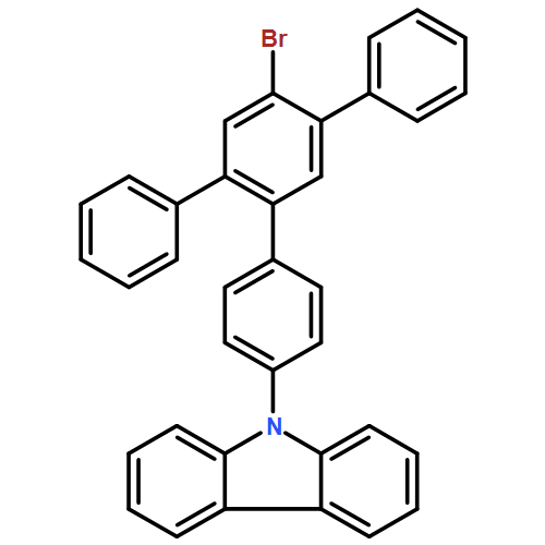 9H-Carbazole, 9-(4'-bromo-5'-phenyl[1,1':2',1''-terphenyl]-4-yl)- 