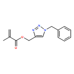 2-Propenoic acid, 2-methyl-, [1-(phenylmethyl)-1H-1,2,3-triazol-4-yl]methyl ester 