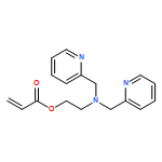 2-Propenoic acid, 2-[bis(2-pyridinylmethyl)amino]ethyl ester 