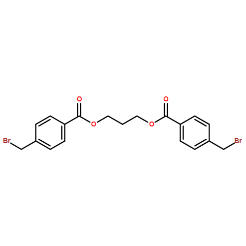 Benzoic acid, 4-(bromomethyl)-, 1,1'-(1,3-propanediyl) ester 