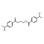 Benzoic acid, 4-(1-bromoethyl)-, 1,1'-(1,2-ethanediyl) ester 