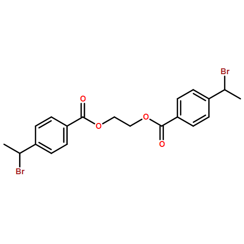 Benzoic acid, 4-(1-bromoethyl)-, 1,1'-(1,2-ethanediyl) ester 