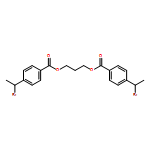 Benzoic acid, 4-(1-bromoethyl)-, 1,1'-(1,3-propanediyl) ester 